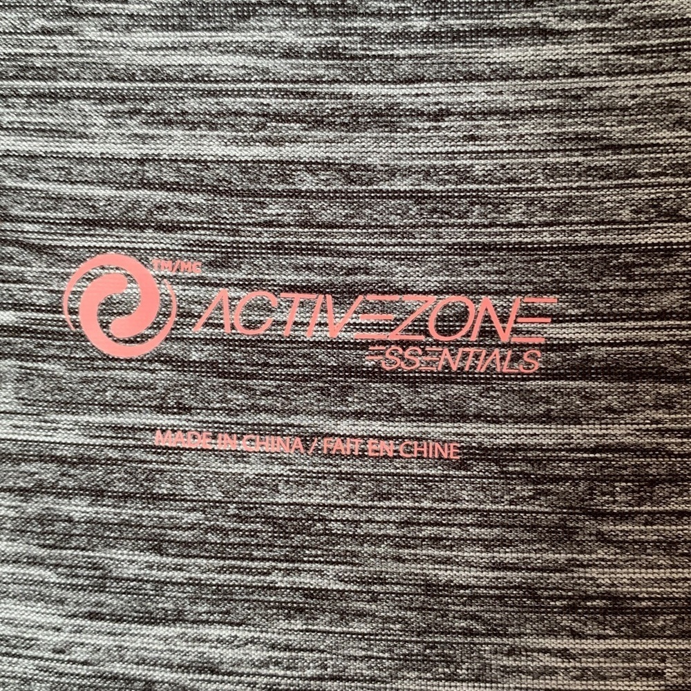 Coral and Gray Athletic Tank Top 1X - Picture 4 of 7